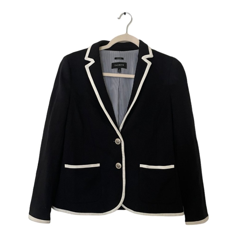 Talbots Aberdeen Women's Blazer Small- Size 4 Old Money Aesthetic Nautical